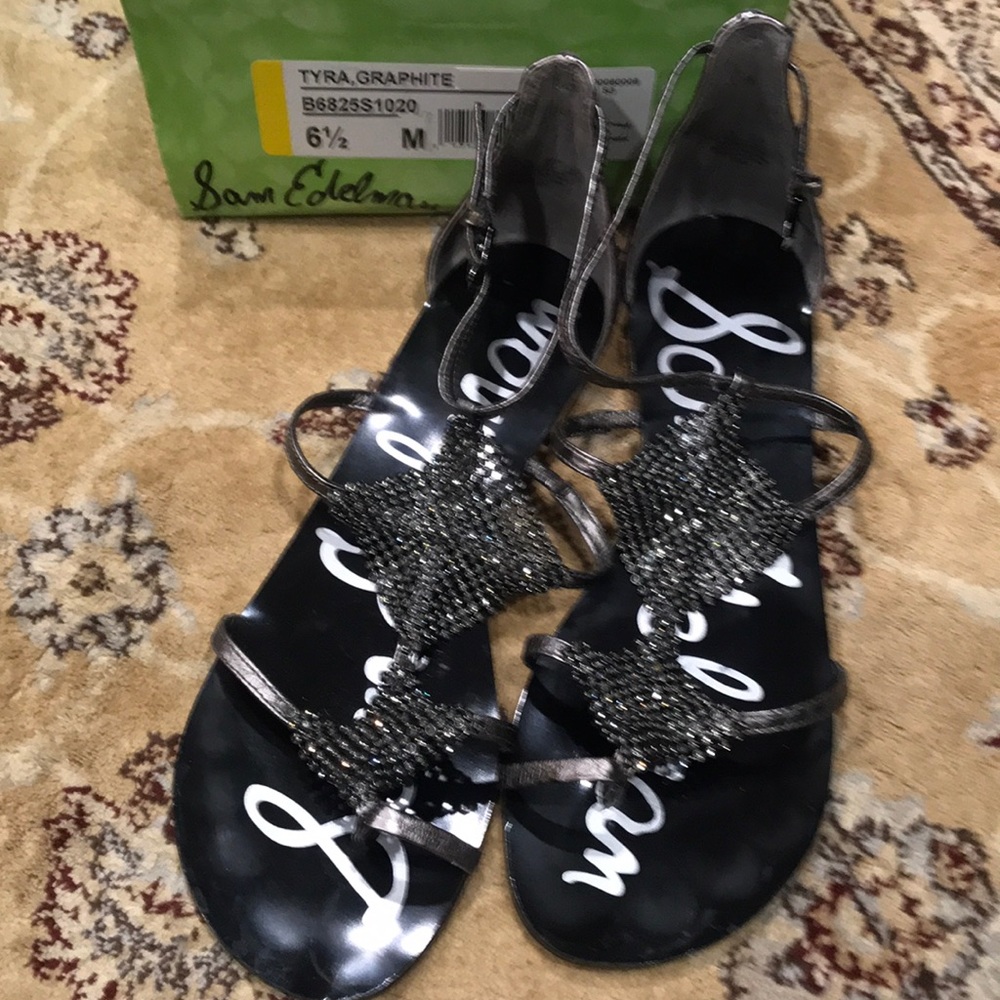 Sam Edelman Tyra Graphite Sandals